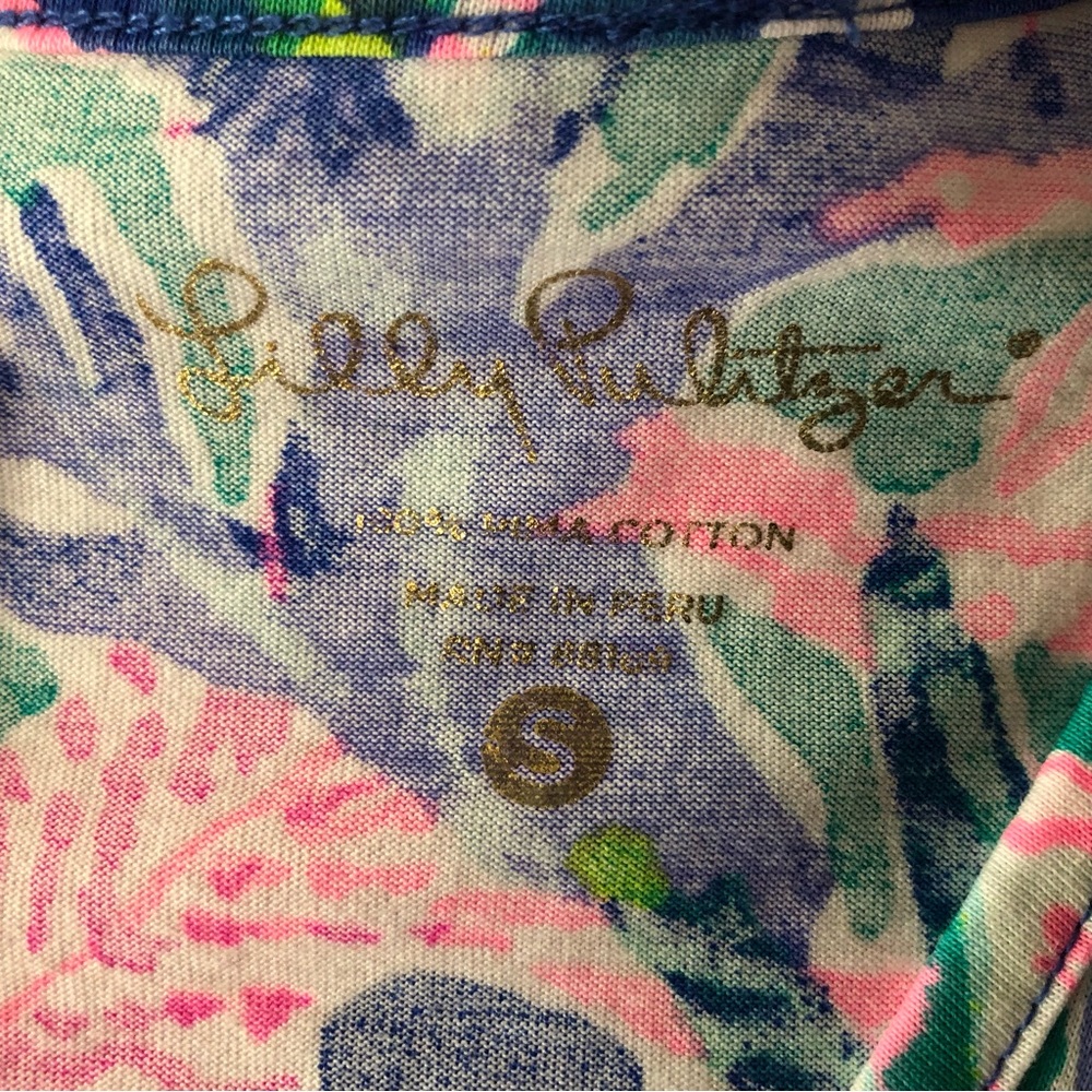 EUC Lilly Pulitzer Long Sleeved Tee dress - Picture 7 of 7